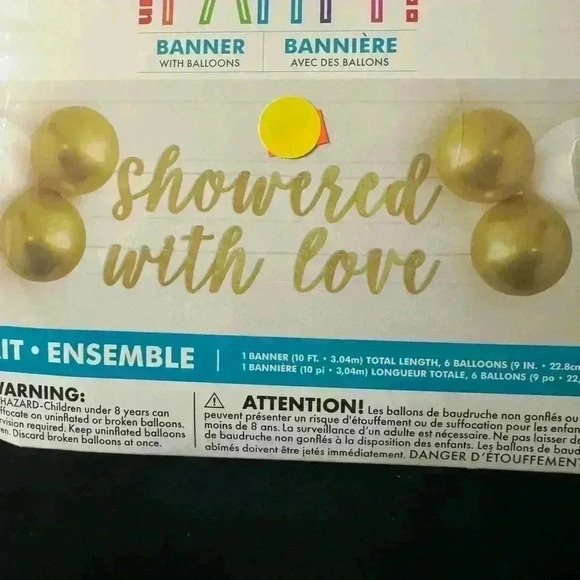 “Showered with love” Party Balloon kit - Picture 2 of 5